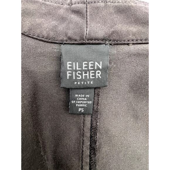 EILEEN FISHER JACKET Revers Collar in Muted Brown Plum (Womens: Petite Small) - Picture 10 of 11